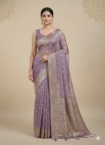 Banarasi Silk Saree (heavy zari woven work)