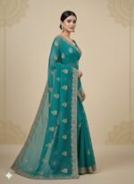 Banarasi Silk Saree (Buti Zari Work) - Image 4